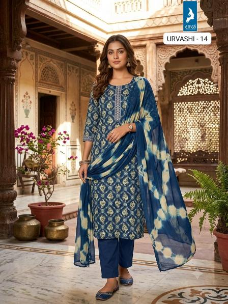 Kaya urvashi 3pcs baanvi kurtis wholesale